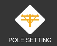 Pole Setting services